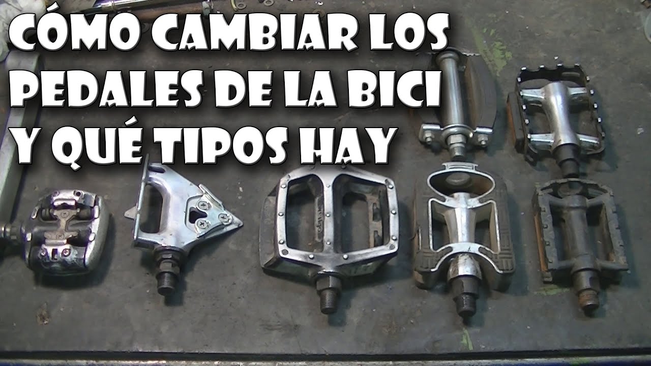 Th prioridad Guijarro Tipos de pedales de bicicleta y cómo cambiarlos - YouTube