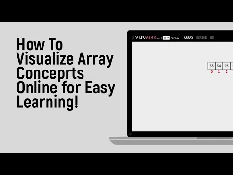 So visualisieren Sie Array-Konzepte online zum einfachen Lernen [einfach]