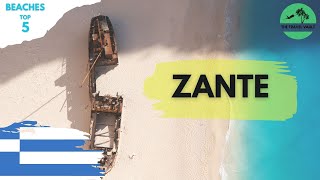 5 Best Beaches in Zante Greece (Gerakas Beach, Navagio Beach, Porto Limnionas...)