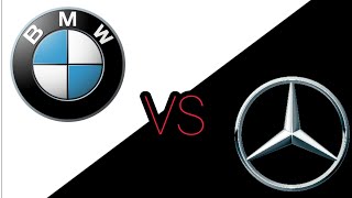 Bmw vs Mercedes Benz logo
