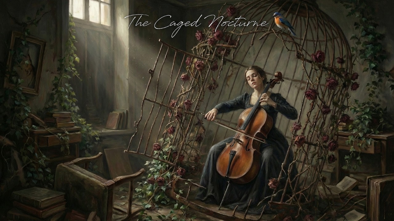 The Caged Nocturne – Dark Neoclassical Cello for Deep Solitude [1 Hour]