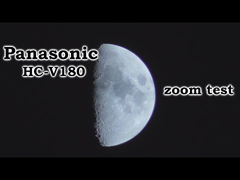 Panasonic HC-V180 zoom test