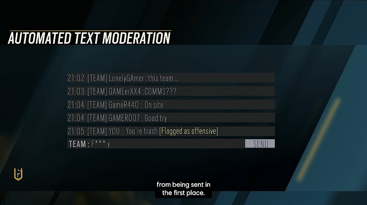 How Chat Moderation A.I Works in Rainbow Six Siege - Y9S4 Operation Collision Point