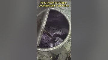 Fully Automatic Zipper Dyeing Machine Operation - HTD