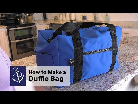 How to Make a Duffle Bag - DIY