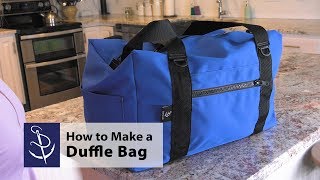 How to Make a Duffle Bag  DIY