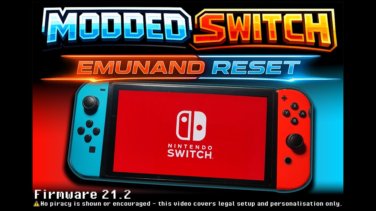 How to Factory Reset EmuNAND on a Modded Nintendo Switch | Maintenance ...