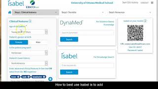 Isabel: Point of Care Diagnosis Support Tool