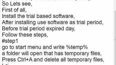 how to extend trial period of any software in 5 minutes   2018 latest trick   YouTube