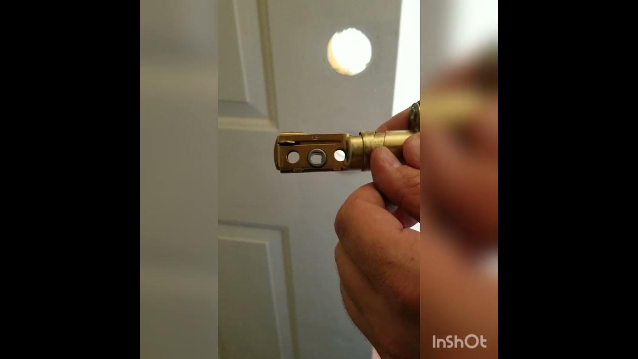 How to install Kwikset doorknob YouTube