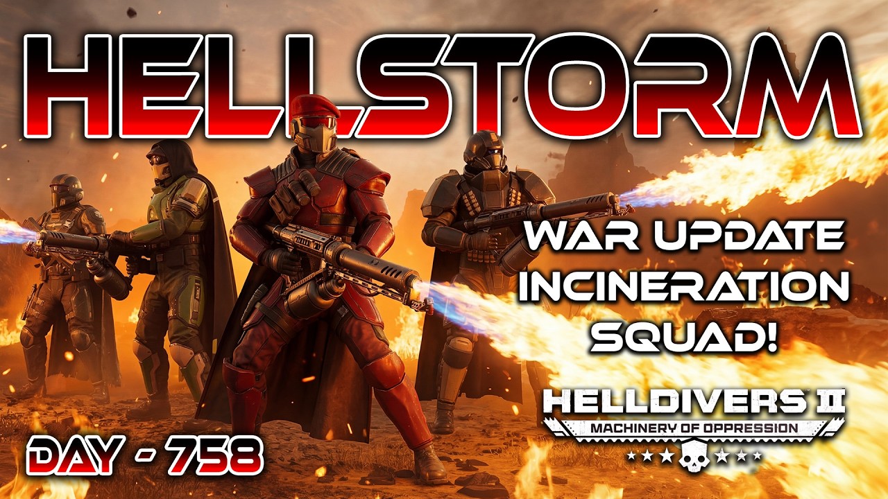HELLSTORM 🔥 Incineration Squad Burns the Bugs | Helldivers 2 War Update Day 758