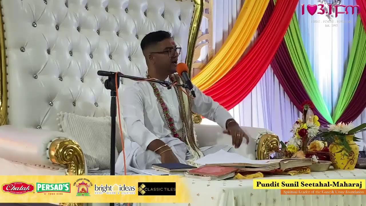 Pitra Paksha Observance led by Pundit Sunil Seetahal Maharaj.