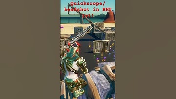 Quickscope/headshot in BHE 1v1! #fortnite #sniper #quickscope #fortniteclips #gaming