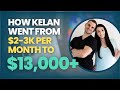 How Kelan Quadrupled His Blogging Income in 2 Months ($13,000+)