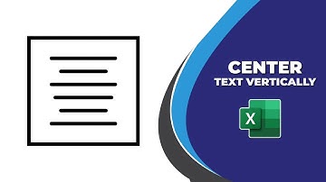 How to center text vertically in excel