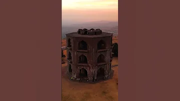 Chand Bibi Mahal Ahilyanagar Sunrise Drone Shots Shorts Drone Sunrise Dji 