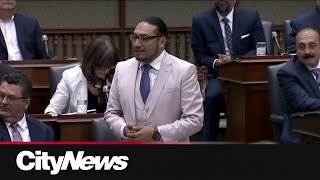 Ontario MPP makes history speaking Indigenous language at Queen's Park
