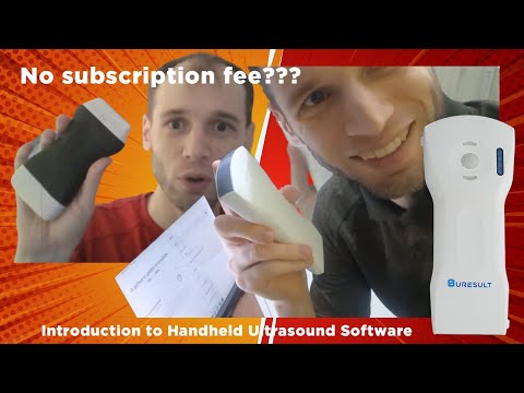 Handheld ultrasound software walkthrough · Product intro · D3Ultra scan preview