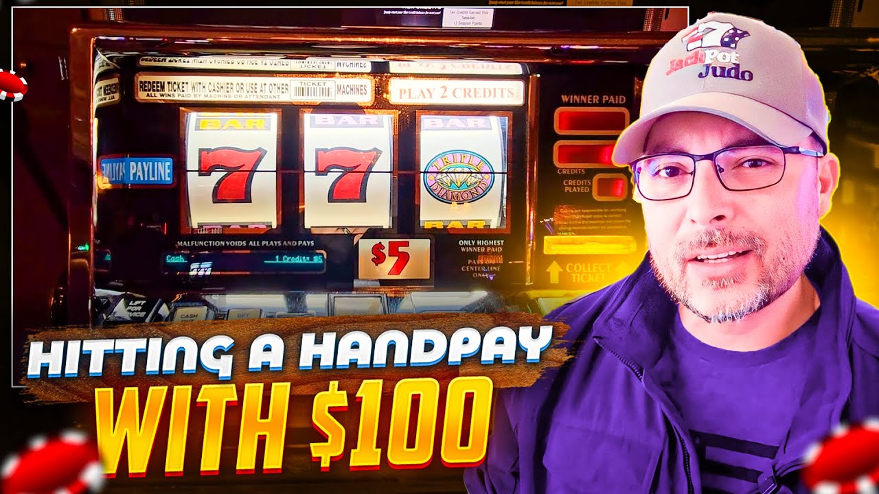 Выиграть 100 долларов в HANDPAY?! (Вот как мне это удалось!) Начните выигрывать в слотах!