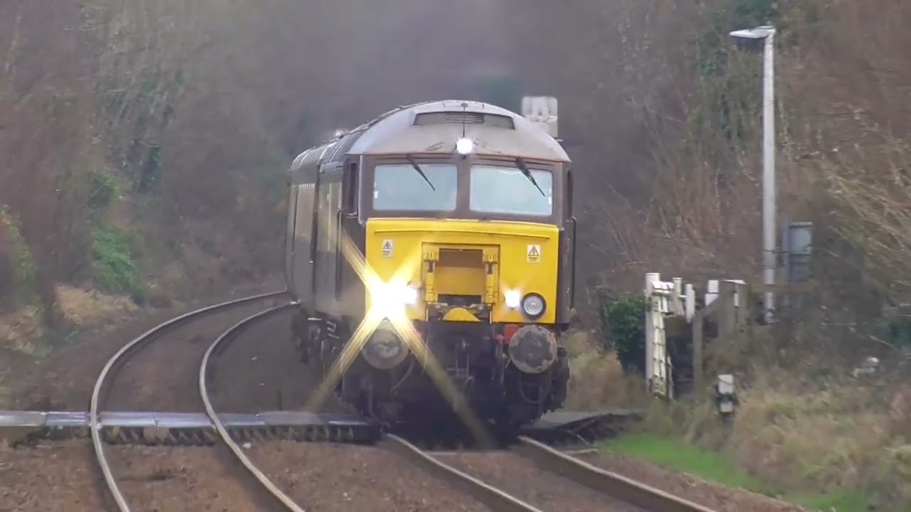 Northern Belle 57315 and 57601 Work 1Z66 Liverpool Lime Street-Holyhead at LlanfairPG 12/12/24