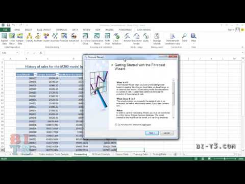 Forecasting with Excel Data Mining