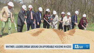 Gov. Whitmer, leaders break ground on affordable housing in Kalamazoo