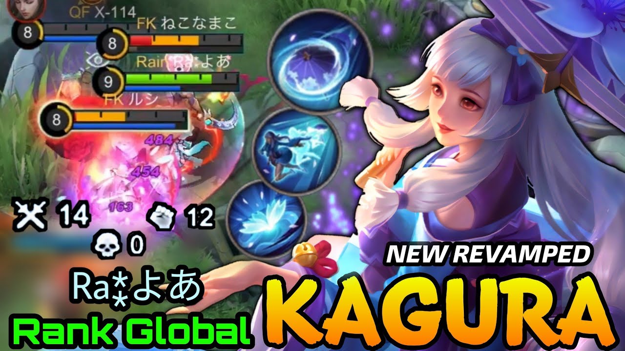 New Revamp Kagura Perfect Gameplay! - Top Global Kagura by Ra⁑よあ - MLBB