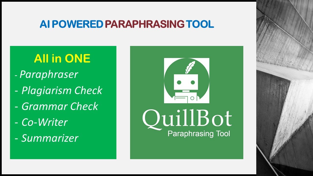 paraphrasing tool quillbot
