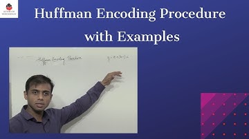 Huffman Encoding Procedure & Example | Error Control Coding