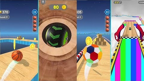sky escape rolling ball vs going balls _ speed run _ Walkthrough ios end Android mobile game play