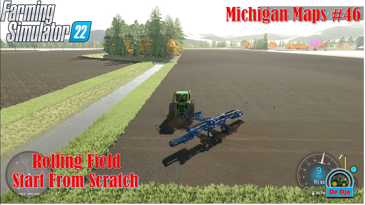 FS22 Michigan Rolling Field Time lapse eps. 46 YouTube
