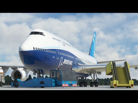 Beginners guide to starting the Boeing 747-8i in Microsoft Flight Simulator after the AAU2 update