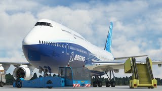 Beginners guide to starting the Boeing 747-8i in Microsoft Flight Simulator after the AAU2 update