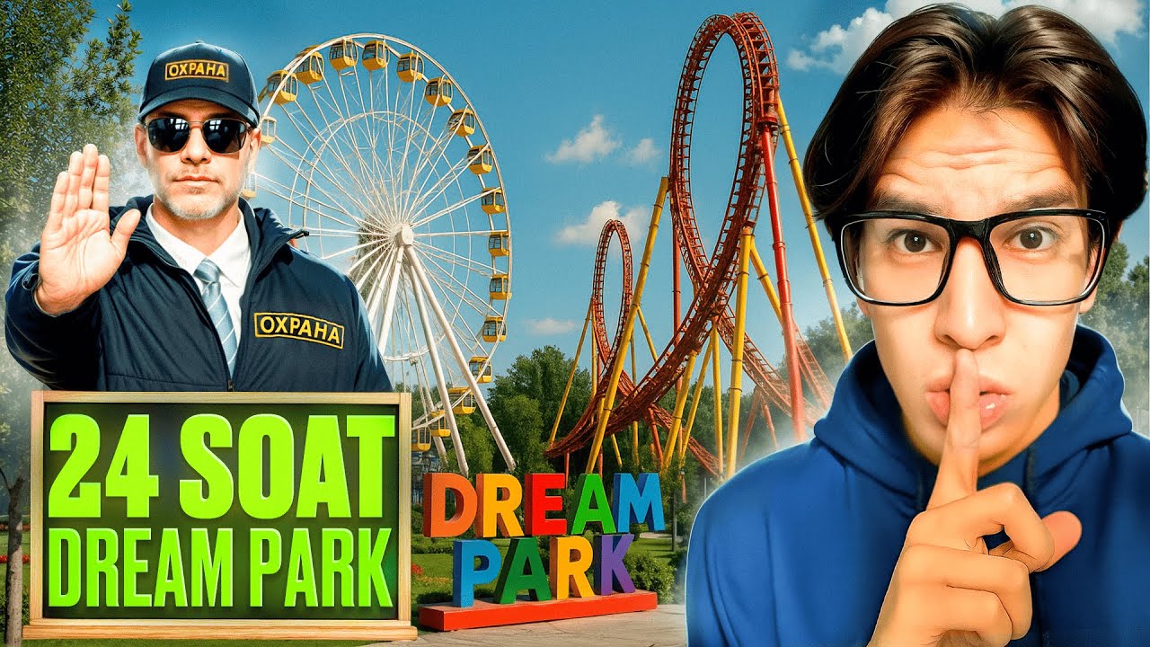 QOROVULDAN YASHINIB, Tunni PARK'da O'tkazdim! 24 SOAT