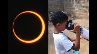 COMO VER EL ECLIPSE SOLAR - (TUTORIAL DE LA MAQUETA)
