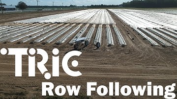 Autonomous Row Following for Treating Crops