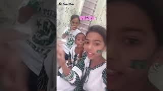 14 august 2021 National Song my 2 Daughter at home