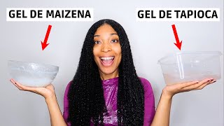 Je Compare Deux Défrisants Naturels : Gel De Maizena VS Gel De Tapioca