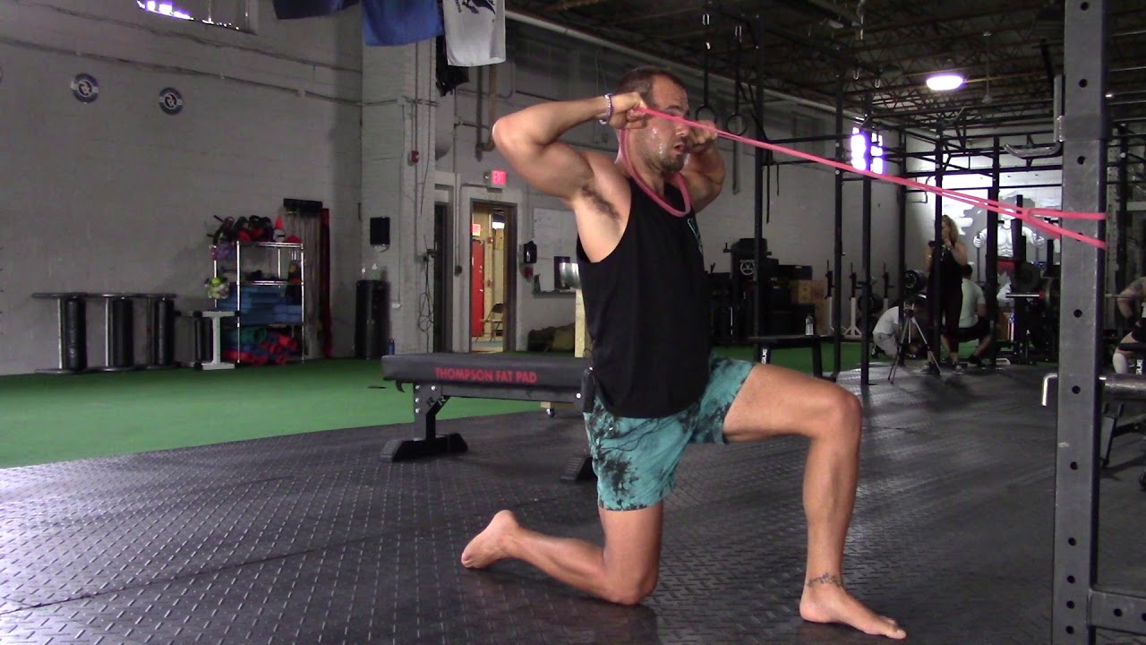 Half Kneeling Banded Face Pulls YouTube