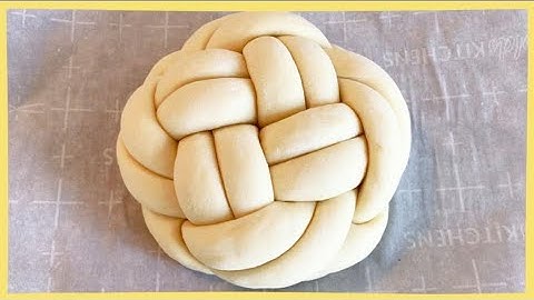 How to Braid 8 Strands Round Challah Bread / Round Challah Bread 둥근 할라빵 땋기