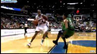 Jamison Crosses Paul Pierce. Pierce Falls Lol