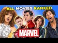 Top 10 Marvel MCU Movies Ranked | Generations React