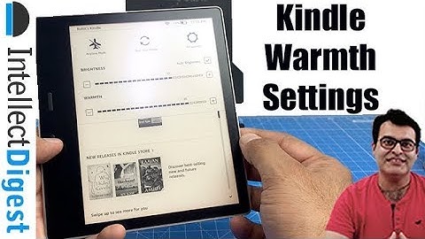 How To Change Warm Light Settings or Eye Care Mode On Kindle Oasis [Tutorial]