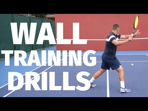 Tennis Wall Drills | 20+ Drills To Improve Using A Practice Wall