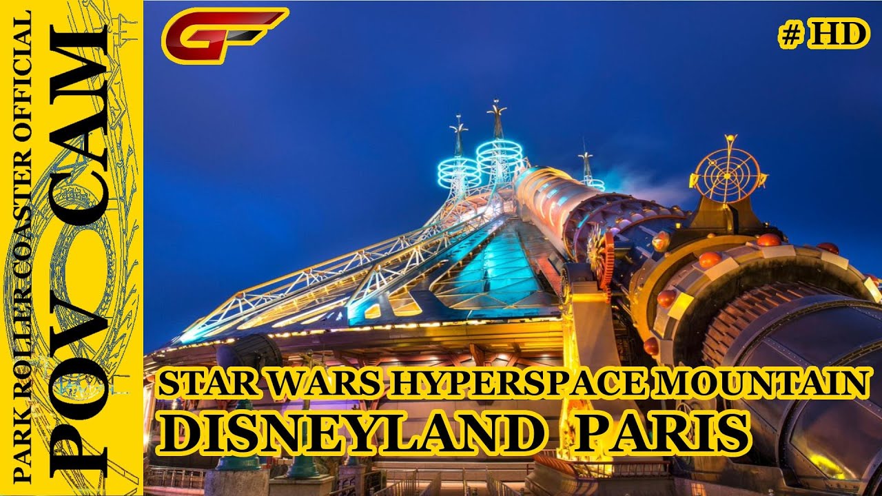 Star Wars Hyperspace Mountain - On Ride / POV CAM - Disneyland Paris