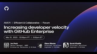 Famous Increasing developer velocity with GitHub Enterprise Net Worth