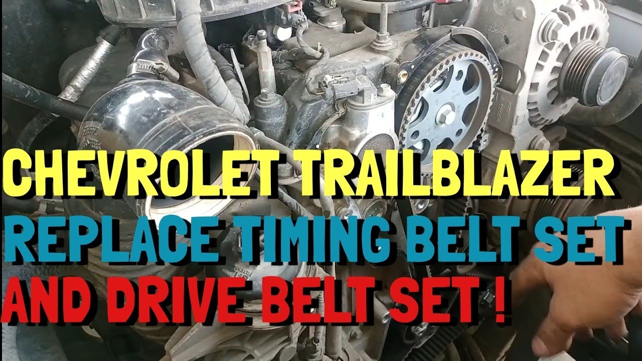 PANO MAG PALIT NG TIMING BELT SET & DRIVE BELT SET SA TRAILBLAZER/COLORADO STEP BY STEP (TUTORIAL)..