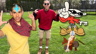 Cosplaying as BALD cartoon characters