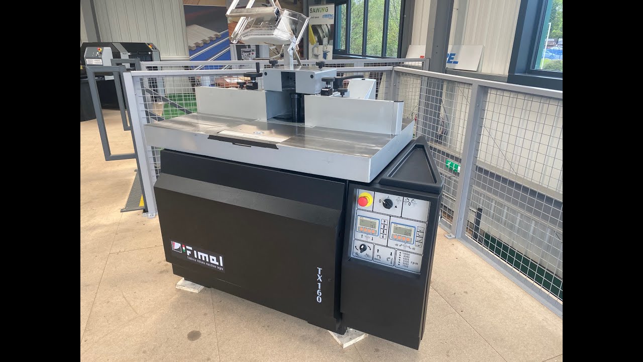 short instruction video for the FIMAL TX160 tilting spindle moulder