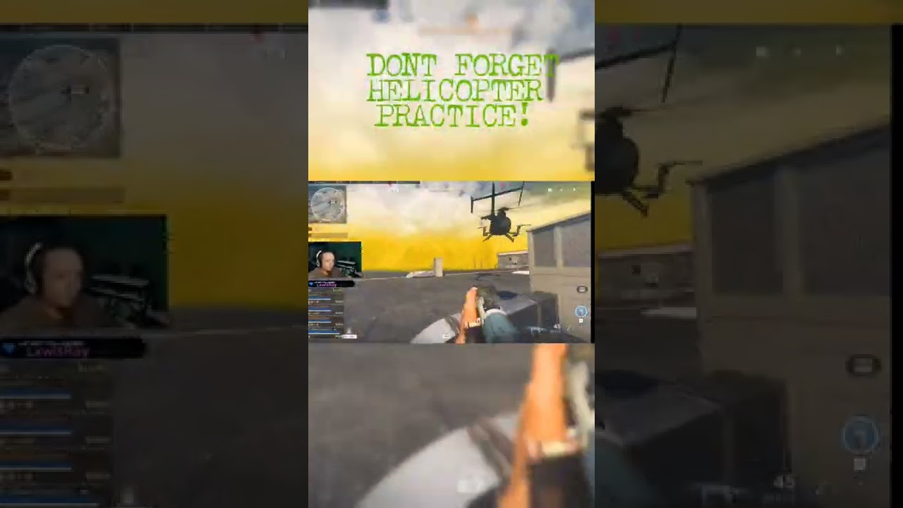 Little chopper dodging...